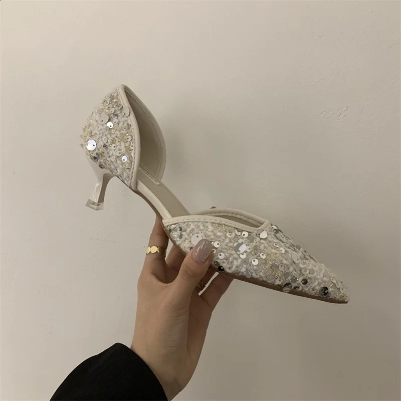 Pointed Toe Fashion Shoes 2024 Womens Boots Party Shoes Light Sensual Sandals Elegant Fine High Heels Zapatos 240827