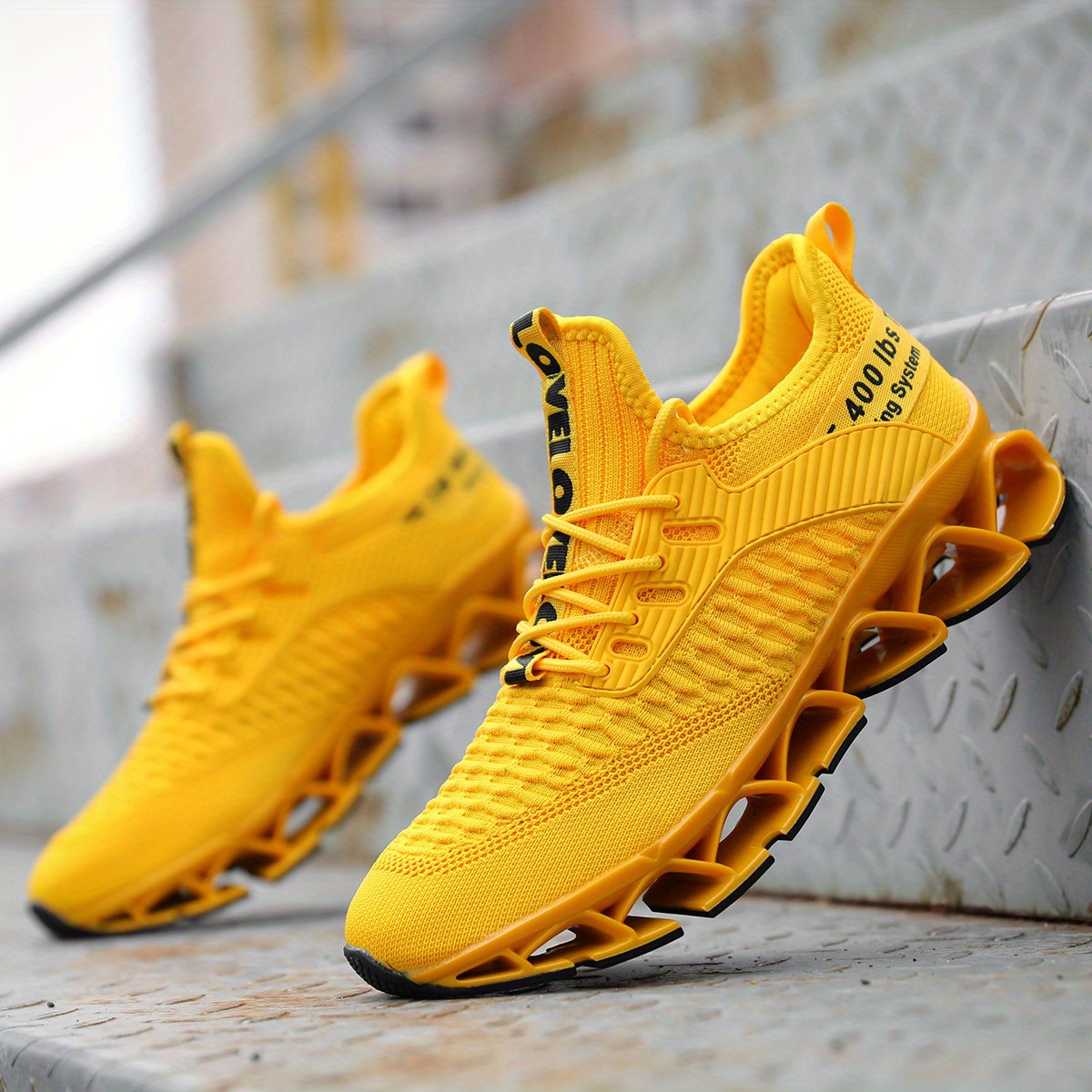Odor-Resistant Men's Blade Sneakers - Lightweight and Breathable Slip-On Athletic Shoes sports trainers mens tennis shoes