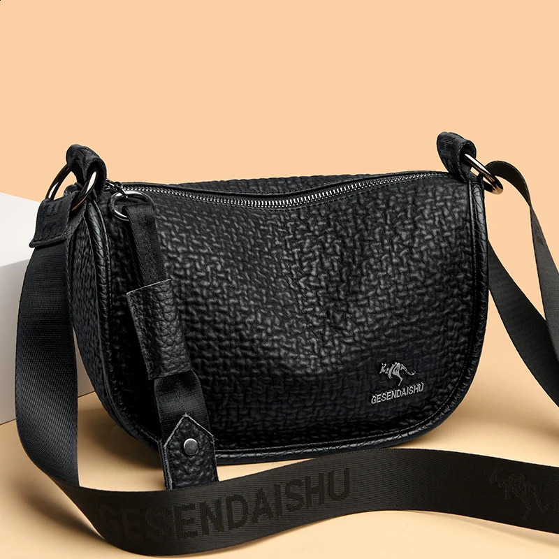 Handbag Genuine Leather Women Tote Ladies Shoulder Crossbody Bag Fashion Female Wallet 240829