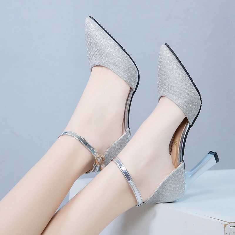 High Quality Thick High Heels Womens Fairy Style Summer New Collection All Horse Girls Dot Toe Strap Sandals T241024