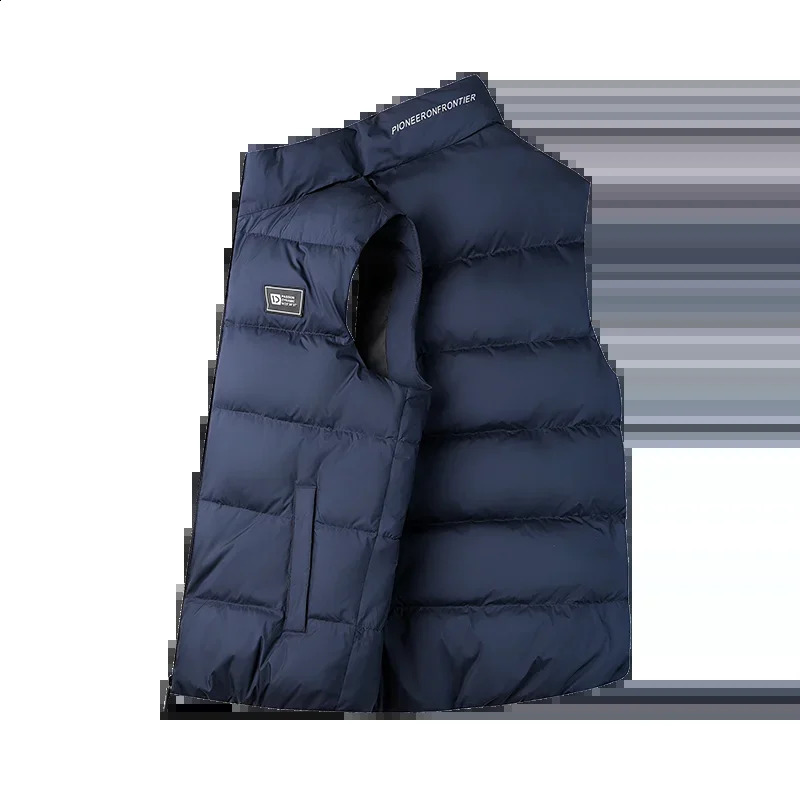 YEAE White Duck Down Jacket Mens Coat Winter Thick Rack Collar Warm Cold Tank Top 240828