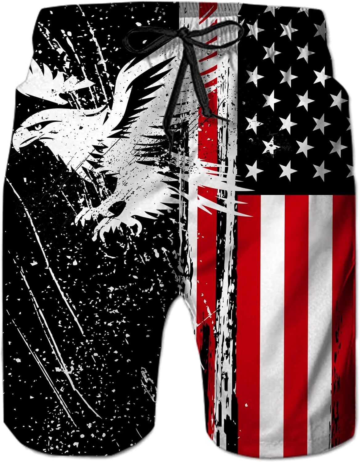 Mens shorts 3D printing pattern Swim Trunks Quick Dry Beach pants for mens with Pockets Cool Mesh Lining Bathing Suits handsome handsome