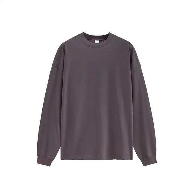 Abs Basic Style Mint Sun Protection Mens Long Sleeve Tshirt SpringSummer Solid Color 5in1 Technical Fabric 240829