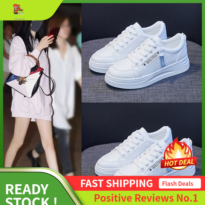 Ddmysports Instagram Trendy Little White Spring New Korean Edition Student Running Board For Women Breathable Casual Shoes QR OUTDOOR