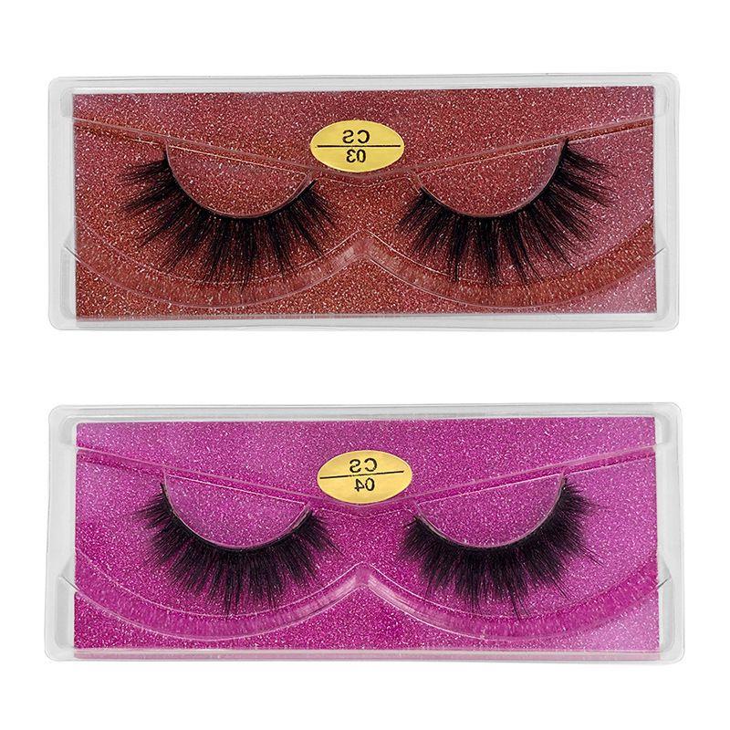 Mink Eyelashes Bulk Wholesale mix 10 styles Pack Natural Thick False Lashes Handmade Makeup Cotton stalk soft Lengthen Ewgga