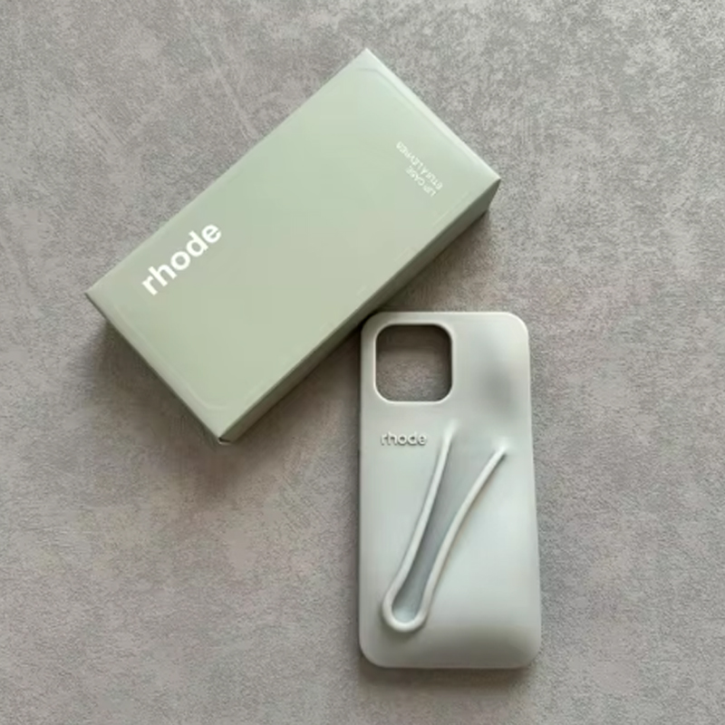 iPhone 16 rhode phone case Lipstick Portable Case Lip Gloss Lipstick Lip Balm 3D Make-Up Silicone Phone Case for iPhone 15 14 13 12 Pro Max Holder Cover Silicone