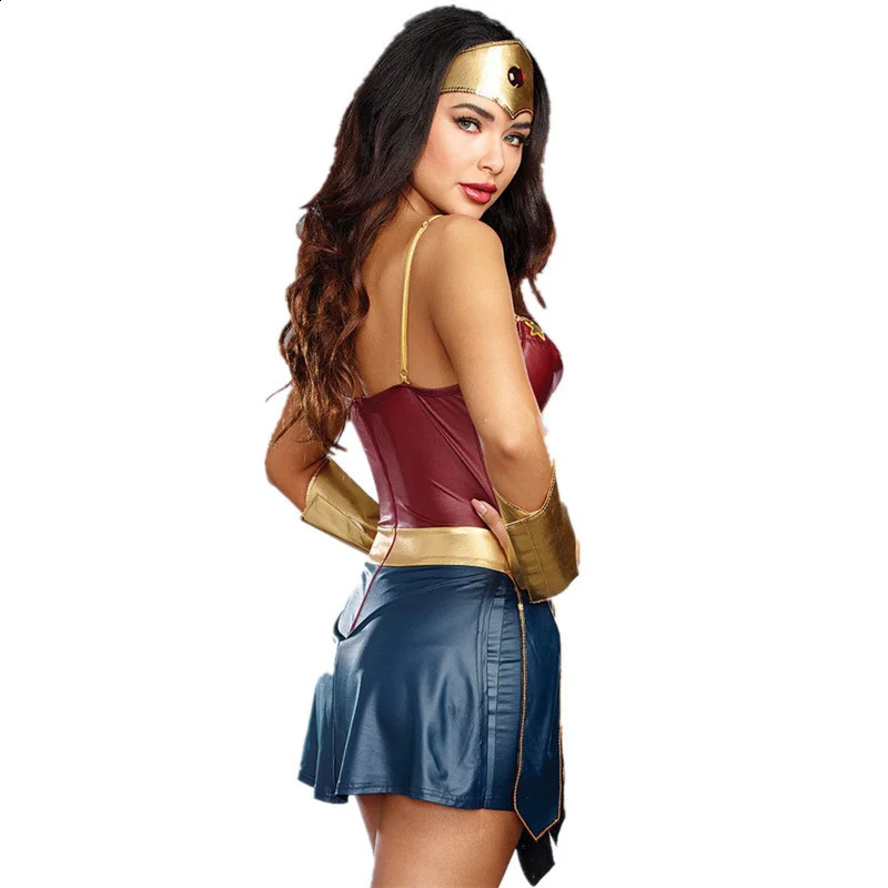 Wonder Woman Costume for Women Corset Dress Halloween Cosplay Costume Carnival 240828