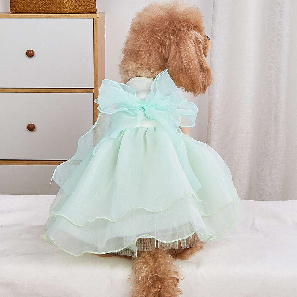 Wedding Dress Prom Party Princess Dresses for Small Dogs Dog Clothes Puppy Cat Costume White Pet Supplies cat clothes designer dress shirt pet clothes