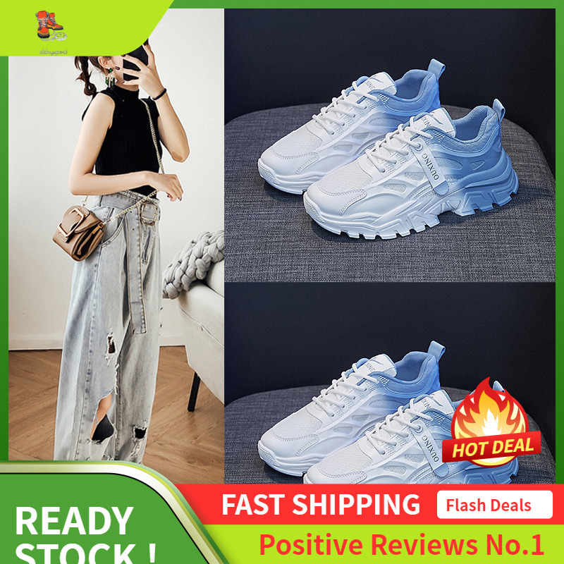 Ddmysports Ins Korean Version Dad Spring New Versatile Student Sports Street Photography Casual Shoes For Women X OUTDOOR