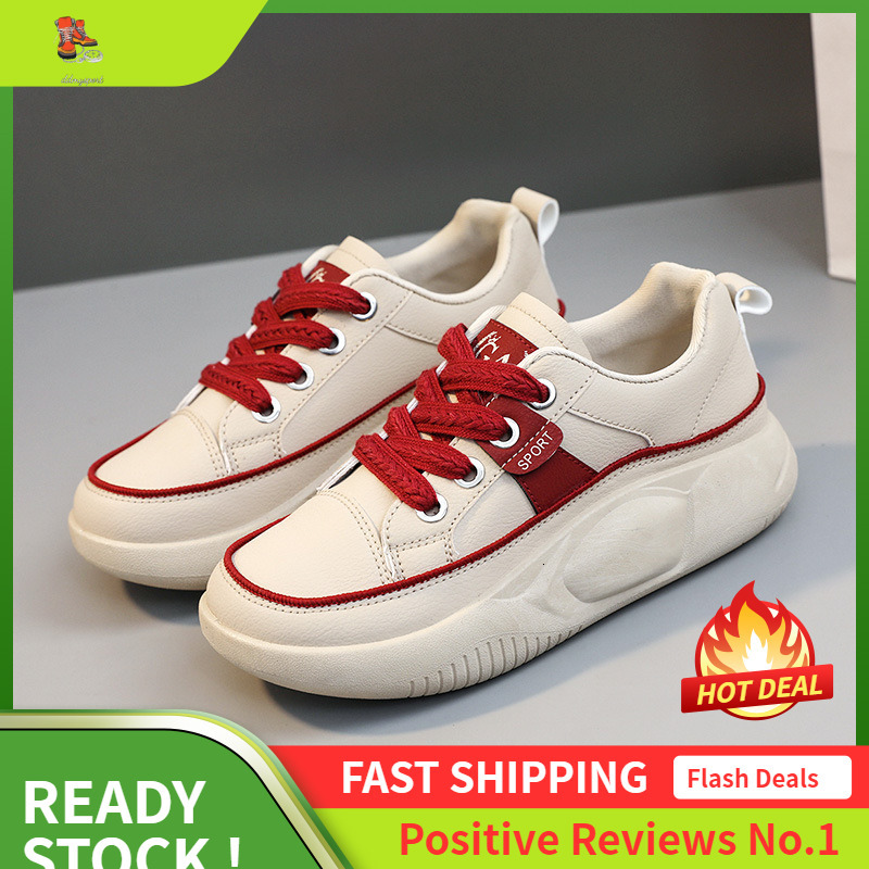 Ddmysports C New Color Blocked Women S Summer Trend Height Increasing Thick Soled Casual Board Shoes Wear Resistant And Fashionable OUTDOOR
