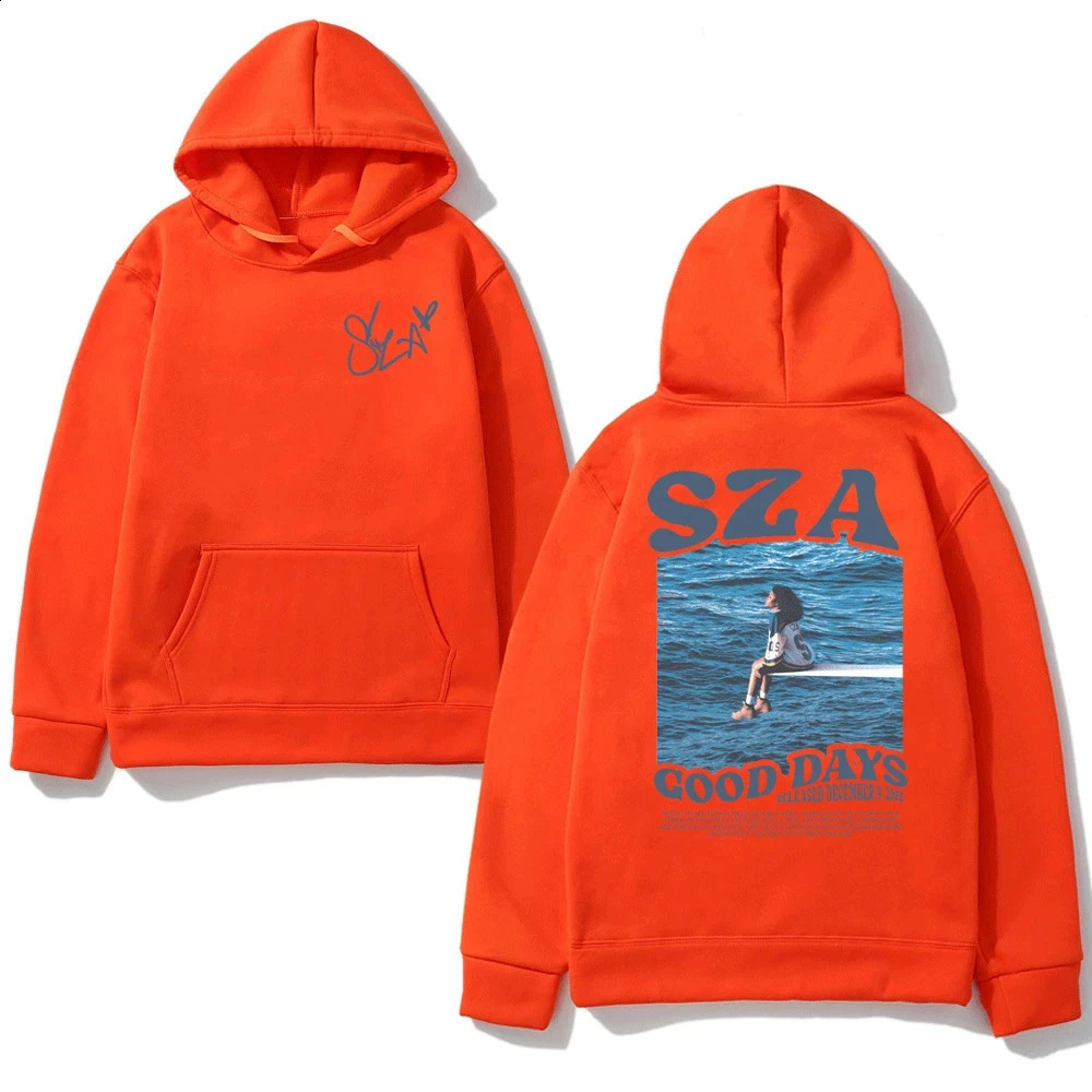 SZA Music Album SOS Hoodie Autumn Mens Hoodie Casual Loose Sports Shirt Hip Hop Street Clothing Retro Extra Large Unisex Hoodie 240828