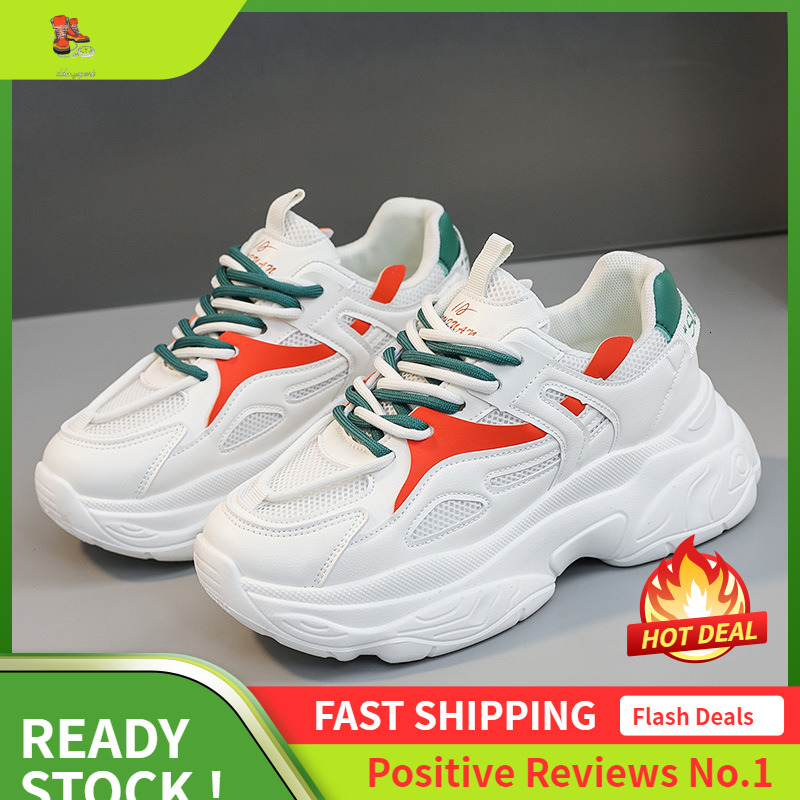 Ddmysports K New Minimalist Women S Autumn Korean Version Breathable And Height Increasing Thick Soled Dad Casual Shoes OUTDOOR