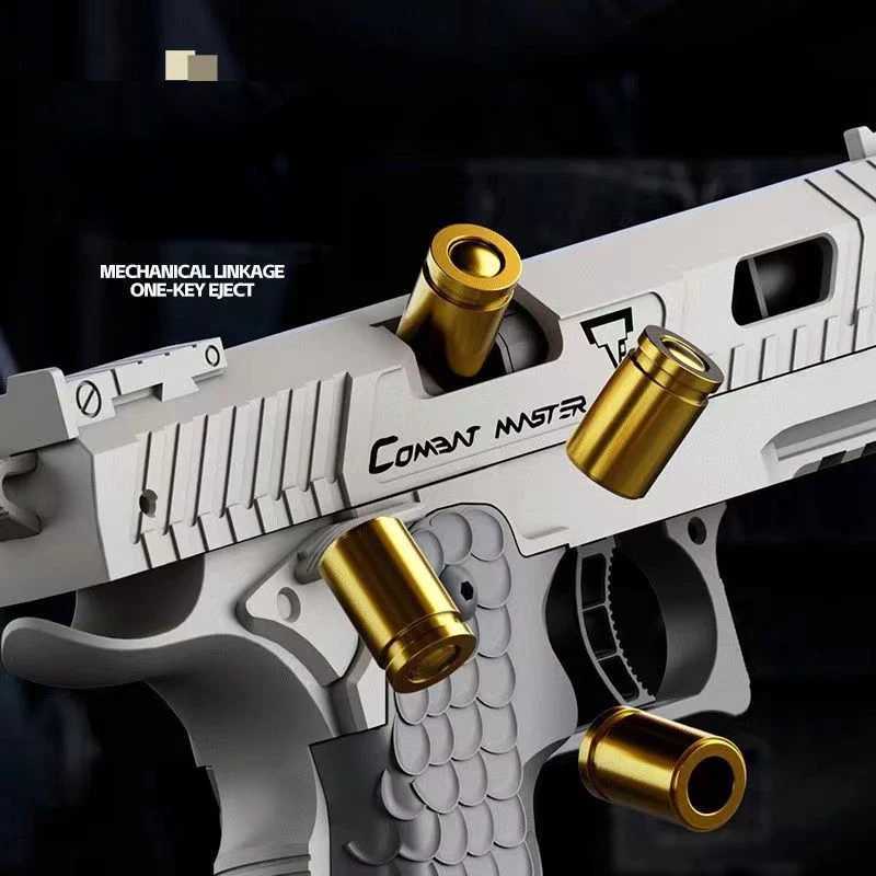Automatic Desert Eagle TTI2011 USP Pistol Continuous Shooting Shell Spray Air Hanging Revolver Outdoor Shooting Toy Gun W240829