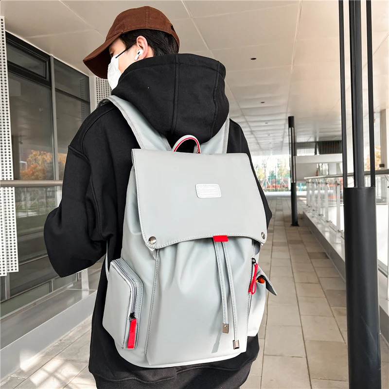 College Student Backpack Men Women Waterproof 156 Laptop Bag Youth Outdoor Sports Short Distance Travel Back Pack 240829