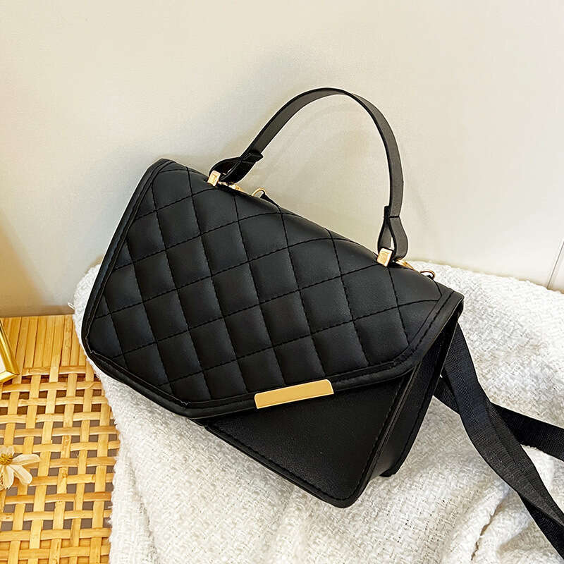 Designer Bag Luxury Bag News 2025 Shoulder Bag New Fashionable Leather Diamond Grid Crossbody Small Square Cross-Border Handbag Shoulder Shipping