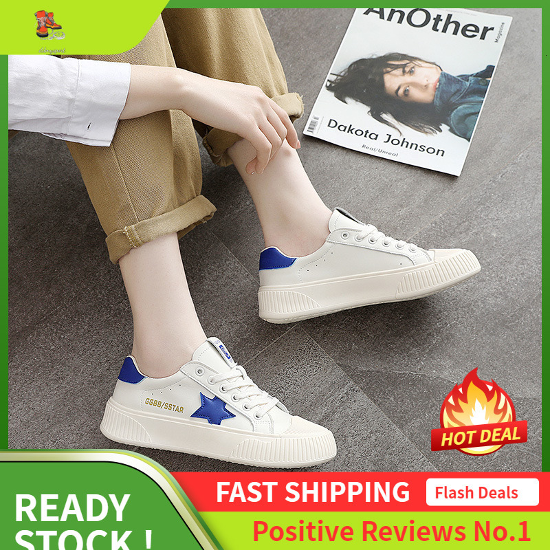 Ddmysports Little White Board New Spring And Autumn Low Top Casual Sports Student Eight Increasing Leather Face Women S Shoes OUTDOOR