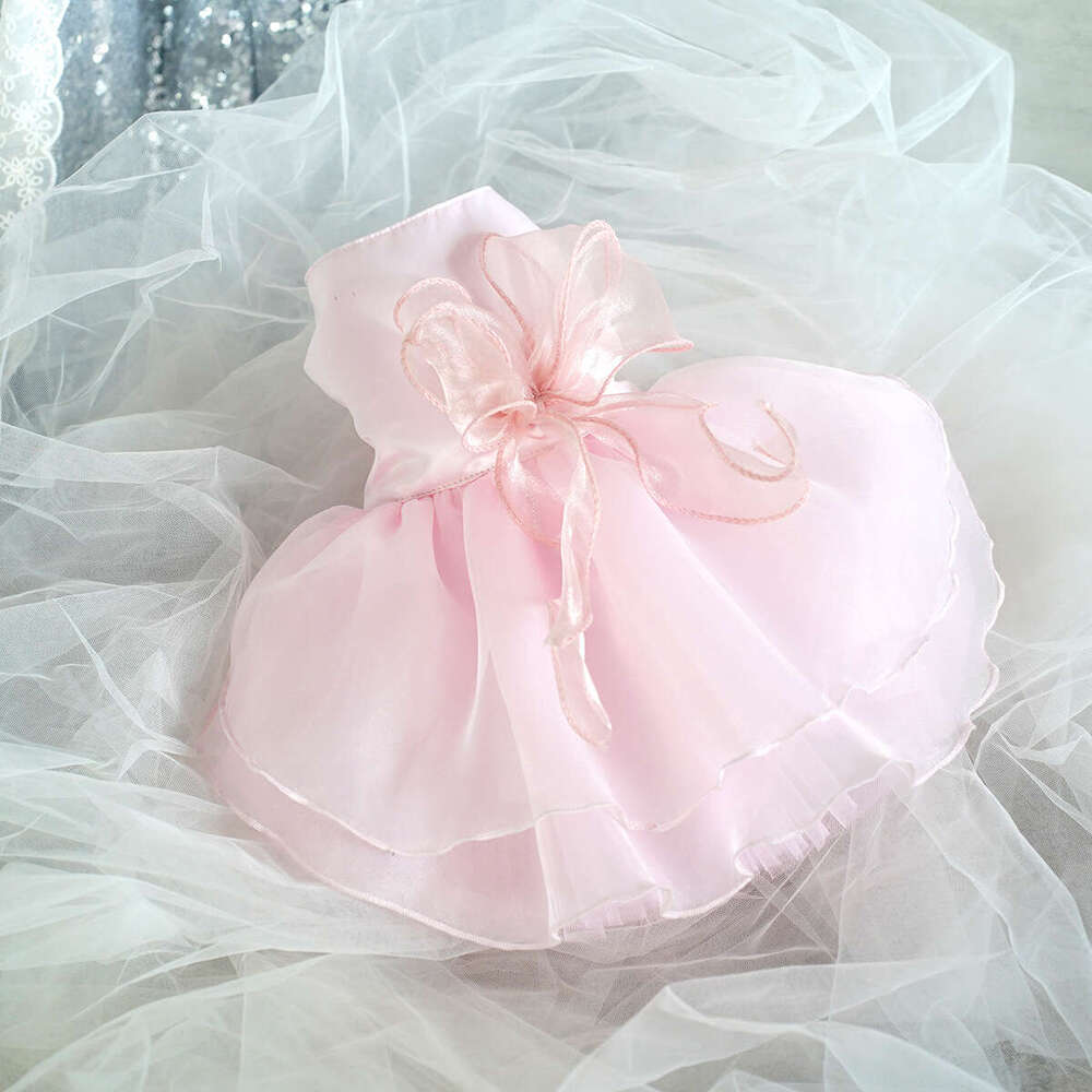 Wedding Dress Prom Party Princess Dresses for Small Dogs Dog Clothes Puppy Cat Costume White Pet Supplies cat clothes designer dress shirt pet clothes