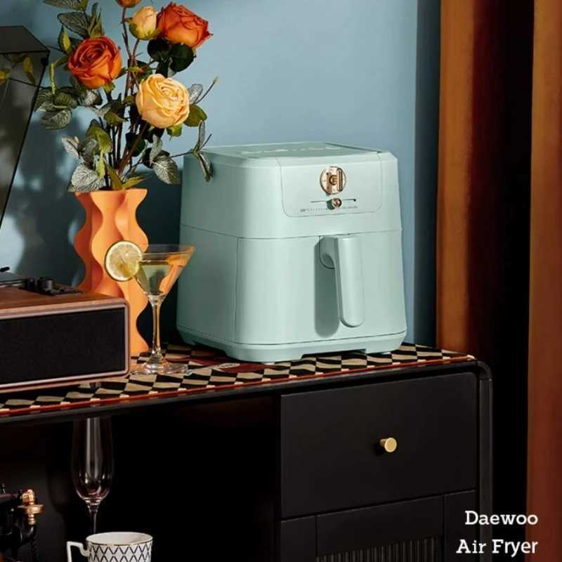 Daewoo 220V air fryer 5L household intelligent integrated multifunctional electric fryer 1500W light oil electric oven CL240829