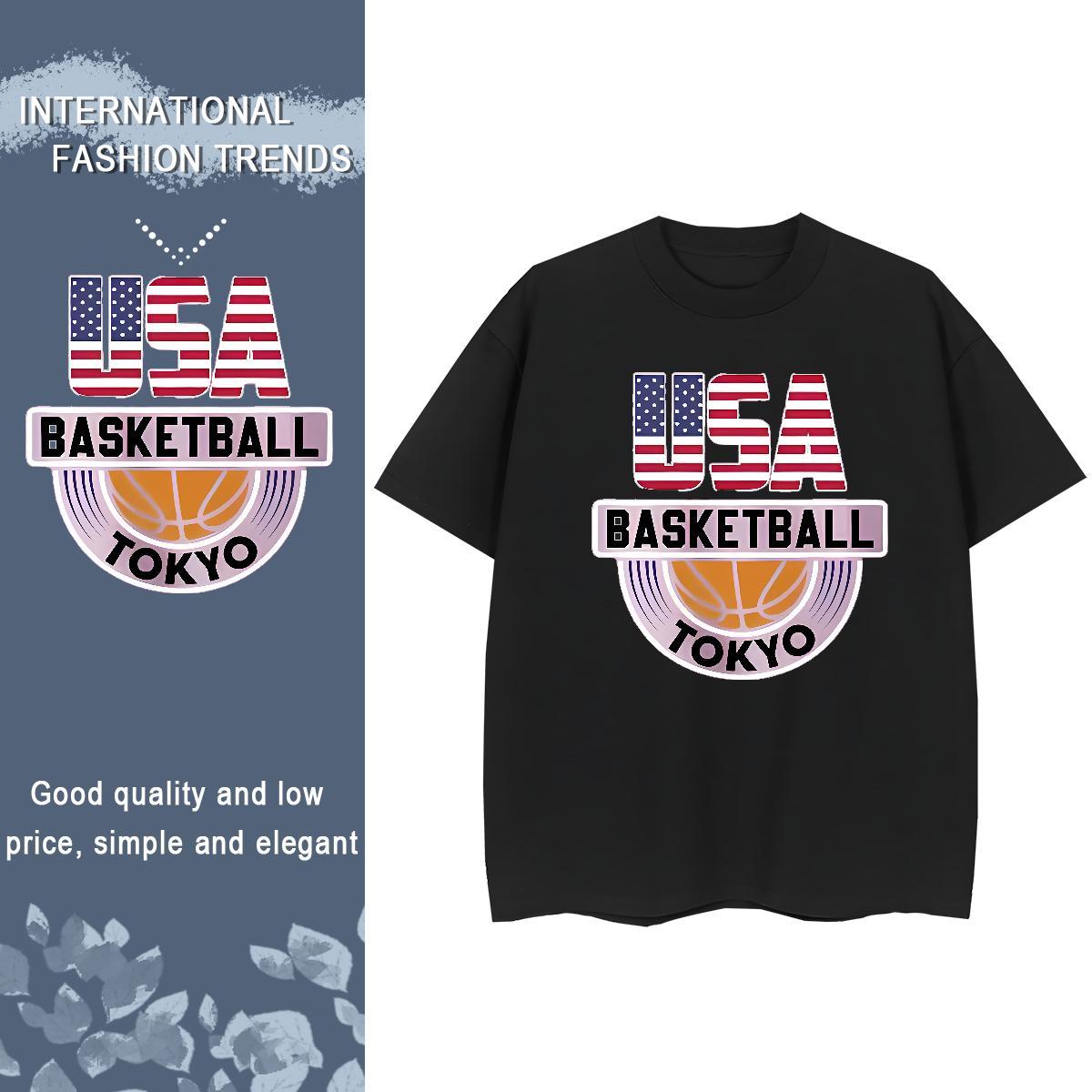 Loose Women Tees 230g Pure Cotton letter Street Wear T shirt Crew Neck Customized Print Tee Shirt