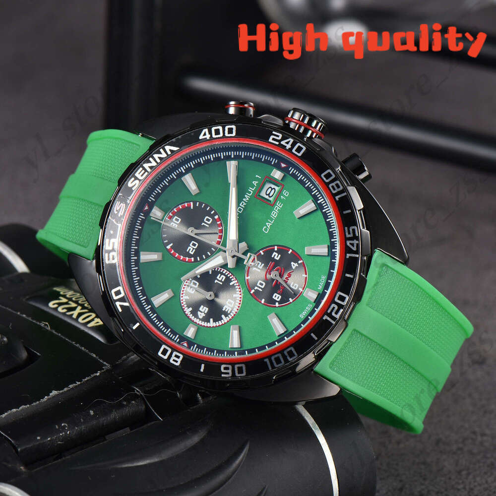 f1 High Quality Tags heuere Watch Luxury Chronograph Mens tags Heur Watch Menwatch With Box Designer Watch For Man Japan Quartz Movement 7a8