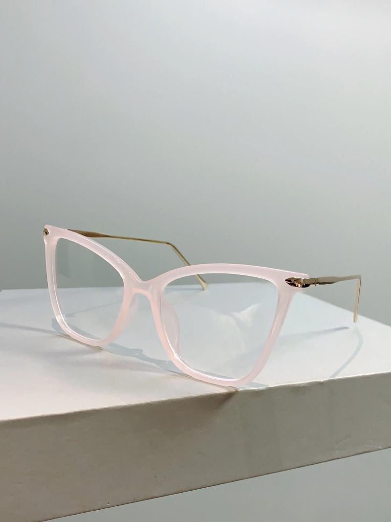 Cat Eye Stylish Blue Light Blocking Sunglasses - Oversized Trendy Non-Prescription Eyewear for Women 4 NonPrescription wear