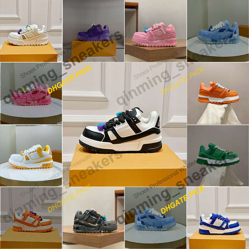 10A Version Améliorée Formateur Designer Chaussures Causales Sneaker Skate Plateforme Chaussures Homme Femmes Baskets Lacets Textiles avec Access