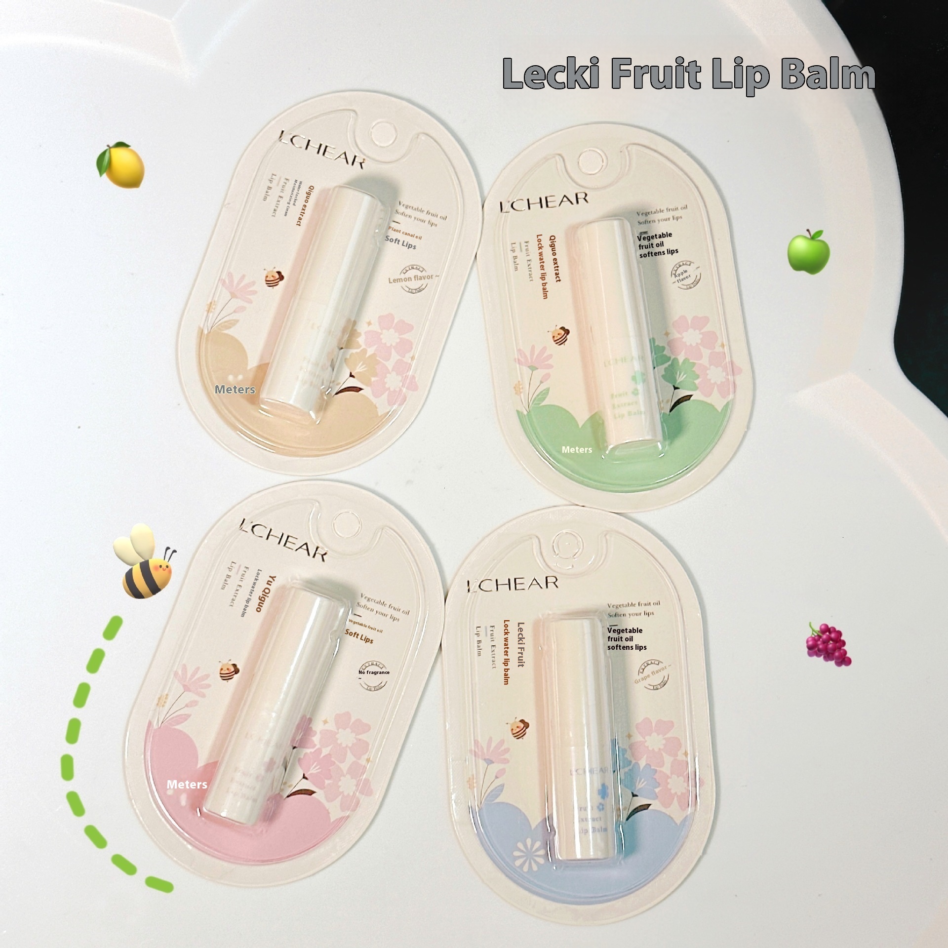 Gender Neutral Non-Tasting Lip Gloss by Lackey Fruit Brewery Revitalizing Lips Without Coloration