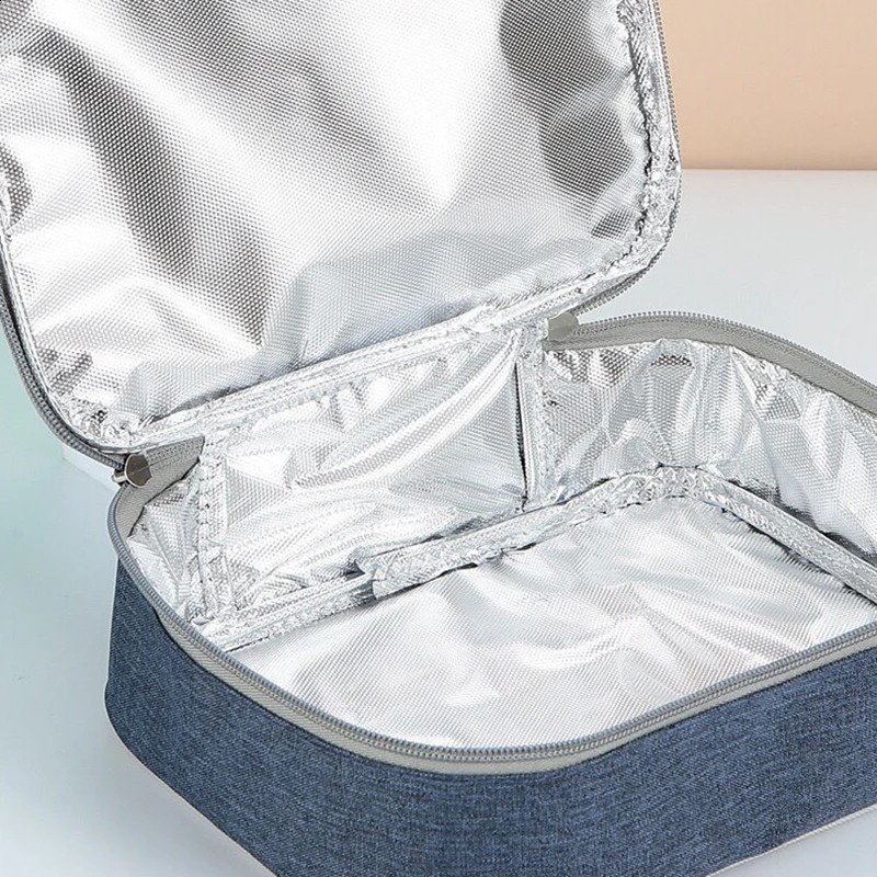 Portable cooler pack ice lunch box insulation picnic bag women girls children Bolsas de Almuerzo 240828