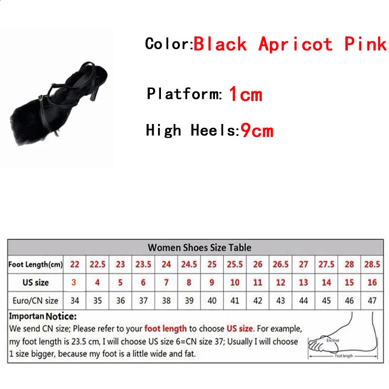 Liyke Size 35-40 Summer Party Dress Pink Sandals for Women 2024 Fashion Fur Feather Thin High Heels Square Lace Buckle Lace 240827