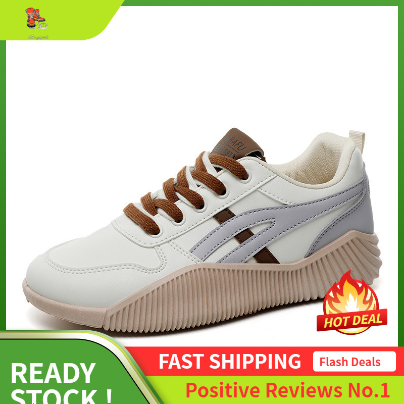 Ddmysports ZY New Color Blocked Casual Board Autumn Fashion Breathable Shoes Height Increasing Thick Sole Learning OUTDOOR
