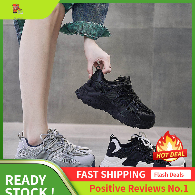 Ddmysports Instagram Korean Edition Dad Women S Spring New Internet Celebrity Student Sports Elevated Street Shooting Casual Shoes CKB OUTDOOR