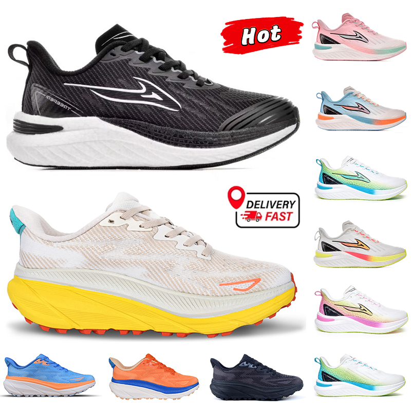 Designer Treeperi Wave Maker Running Shoes for Men Women Carbon fibre Speed white blue peach green womens outdoor sneakers mens athletic trainers size