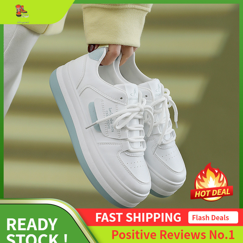 Ddmysports Little White Women S Board New Spring And Autumn Low Cut Casual Sports Shoes Student Eight Increasing Leather OUTDOOR
