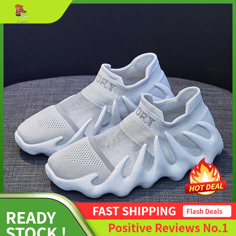 Ddmysports Ins Mesh Breathable Socks For Women Summer New Korean Version Flying Woven Xiaolongbao Running Casual Shoes OUTDOOR