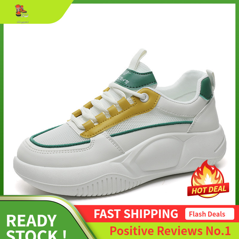 Ddmysports K Mesh Board For Women In Spring And Summer Breathable Thick Sole Height Increasing Versatile Casual S Shoes OUTDOOR