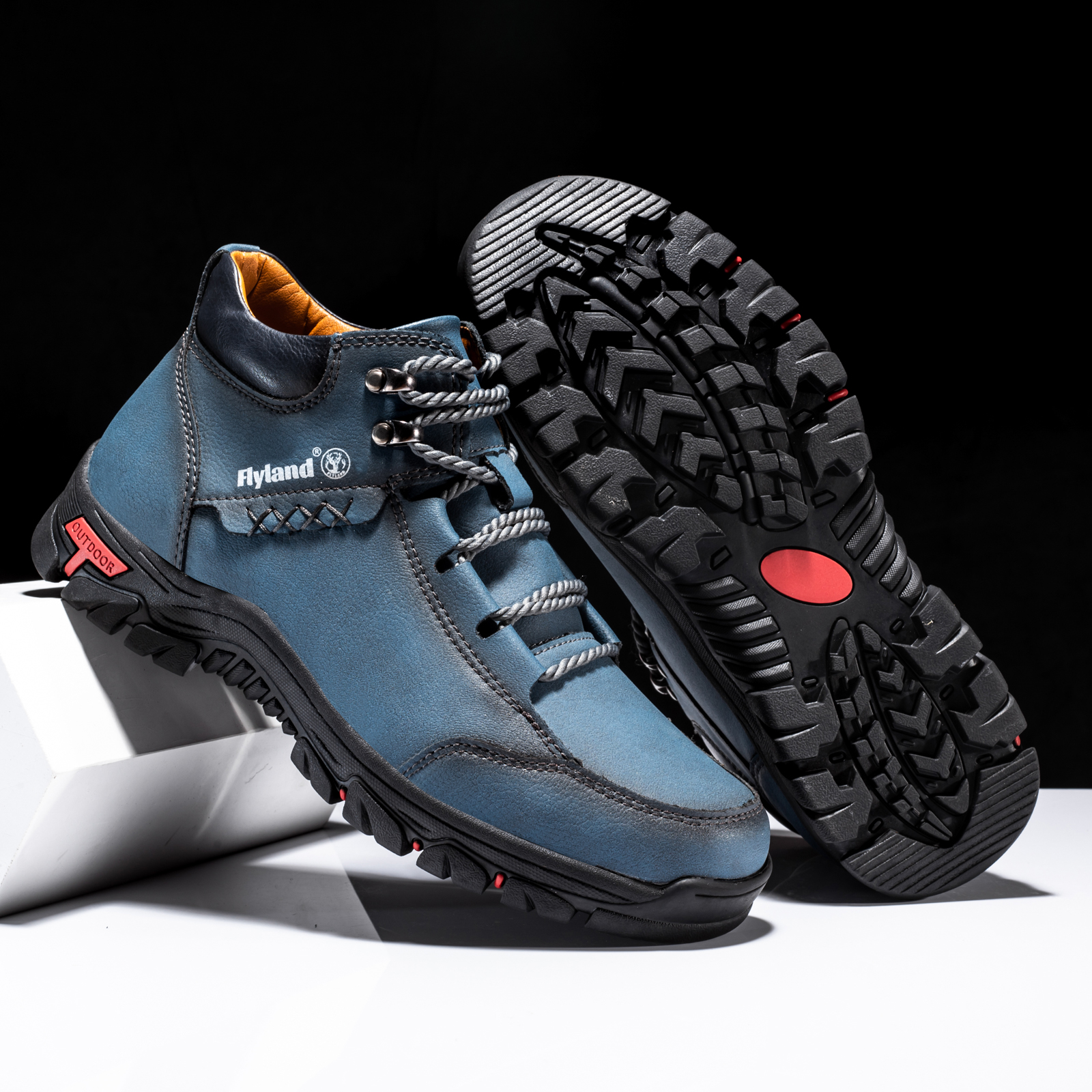 Ultra-Comfortable Boots for Men - Breathable, Non-Slip, and Water-Resistant Shoes with Classic Style for Walking, Hiking, and Mountaineering - Durable