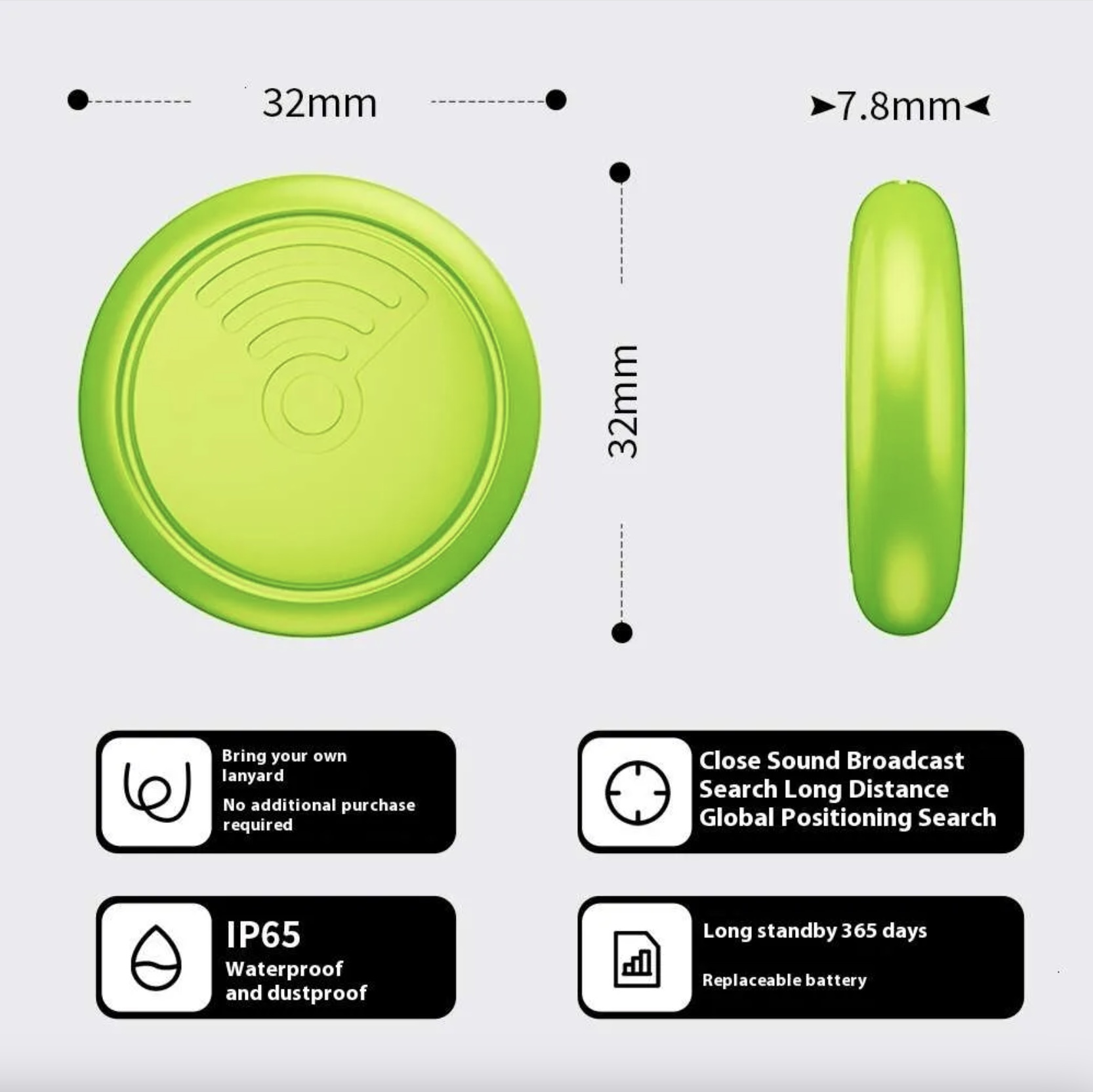 Free shipping Find My APP Apple AirTag,Long battery life and waterproof Compatible Bluetooth Mini GPS For Child Pet Car keys wallets and luggage anti-