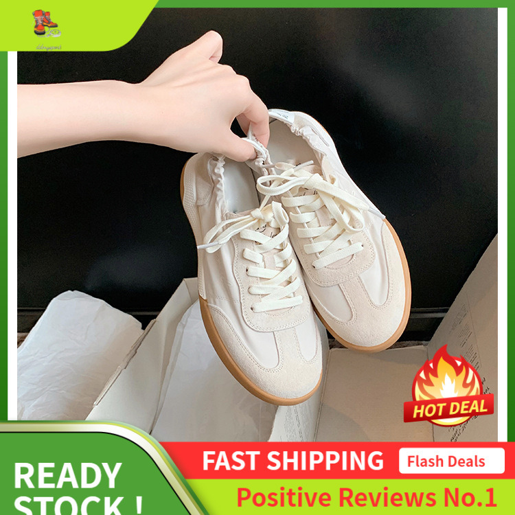 Ddmysports Grape Mom S Same Genuine Leather Thick Sole Sports For Women Versatile Round Toe Breathable German Training Shoes Casual Dad Trendy OUTDOOR