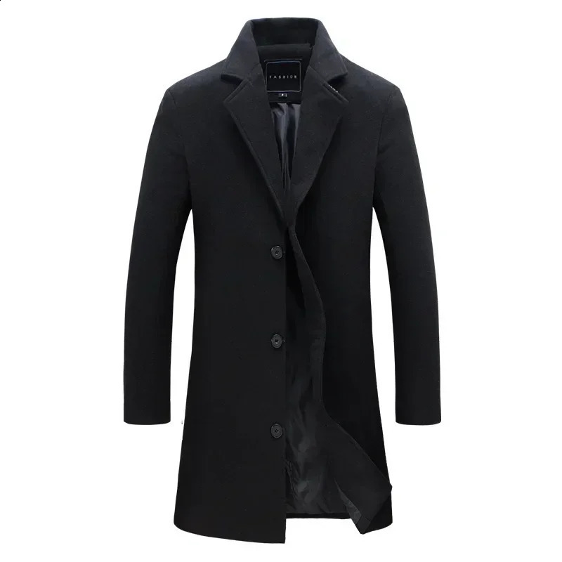 Mens thin windproof jacket winter warm windproof jacket Great Wall City jacket mens casual wool jacket 240829