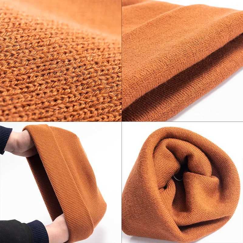 Cust Printed Knitted Hats for Wen Men Autumn Winter Solid Color Warm Ear Protection Girls Outdoor Beanie Hat X2502121