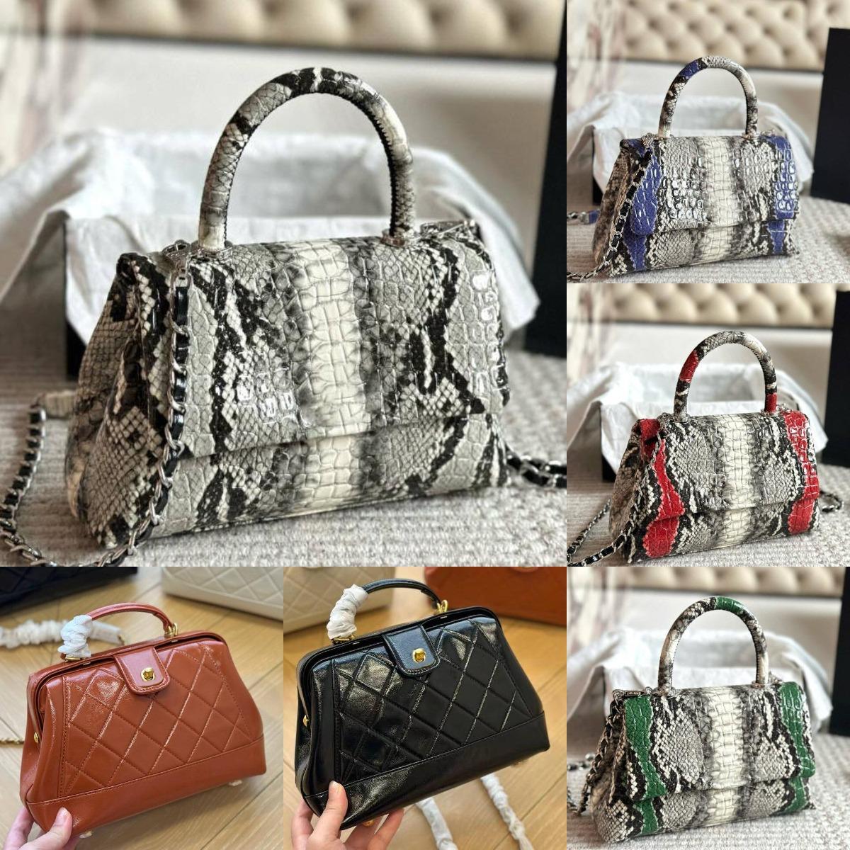 with box New Bags Women's Casual Designer Wedding Date Leather Handbag Letter Metal Triangle Shoulder Bag Street Shopping Messenger Backpack