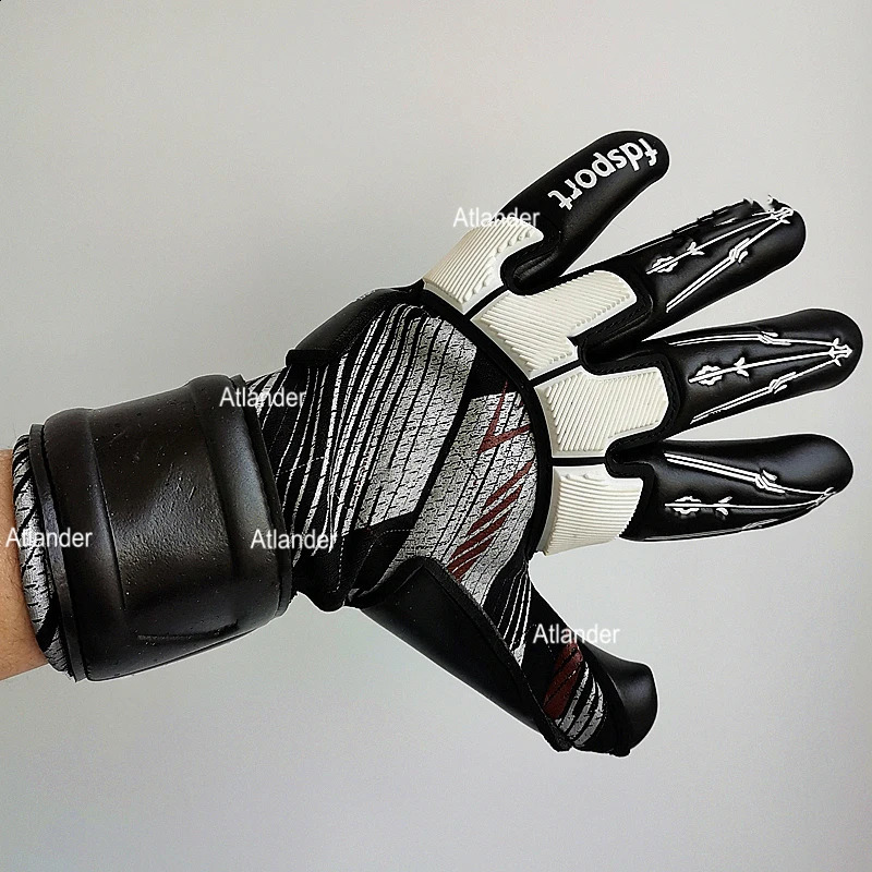 4MM Latex Goalkeeper Gloves Soccer Football Premium Quality Protection Thicken Goal Keeper Soccer Sport Goalie Goalkeeper Glove 240828