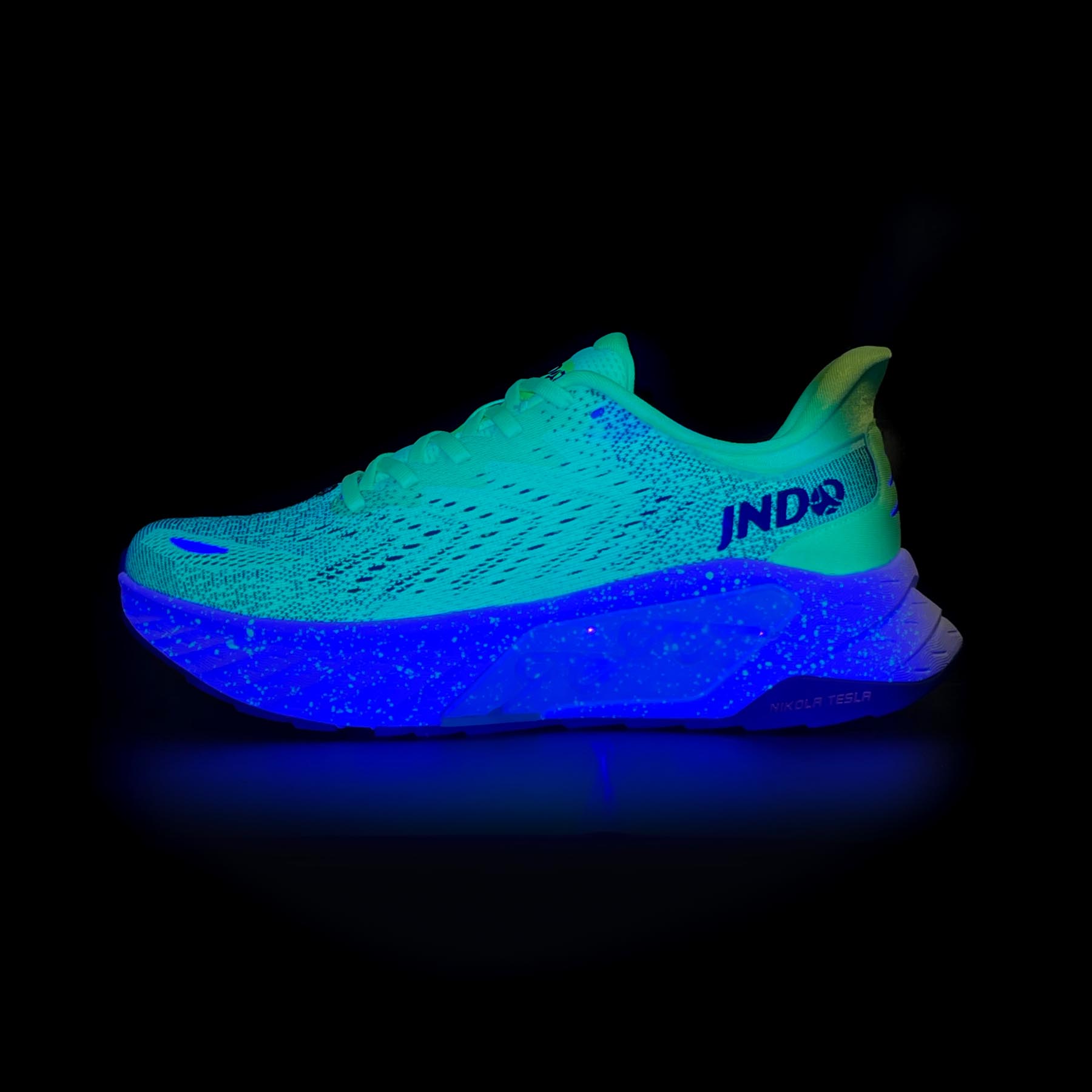 JNDO Whale Leaping Glow in the dark running shoes men designer sneakers triple black white seasalt turquoise sunrise peach pink fashion outdoor mens w