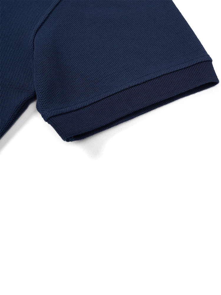 summer oversized 300gsm Pique Sorona fabric polo shirt mens plus size breathable top 240829