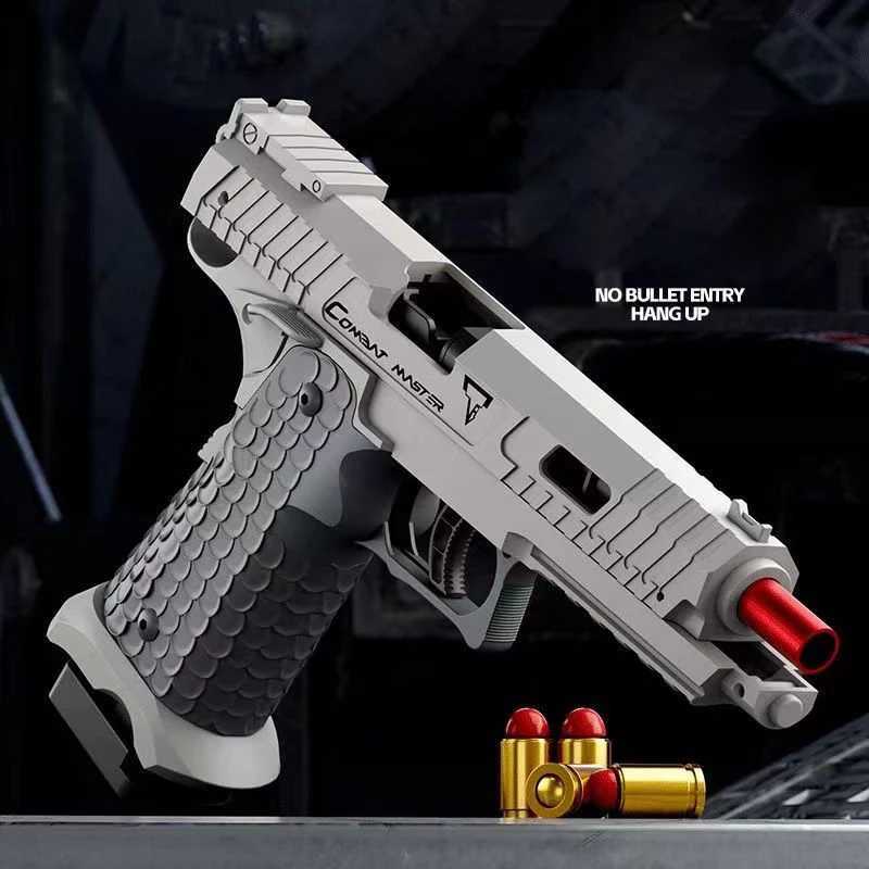 Automatic Desert Eagle TTI2011 USP Pistol Continuous Shooting Shell Spray Air Hanging Revolver Outdoor Shooting Toy Gun W240829