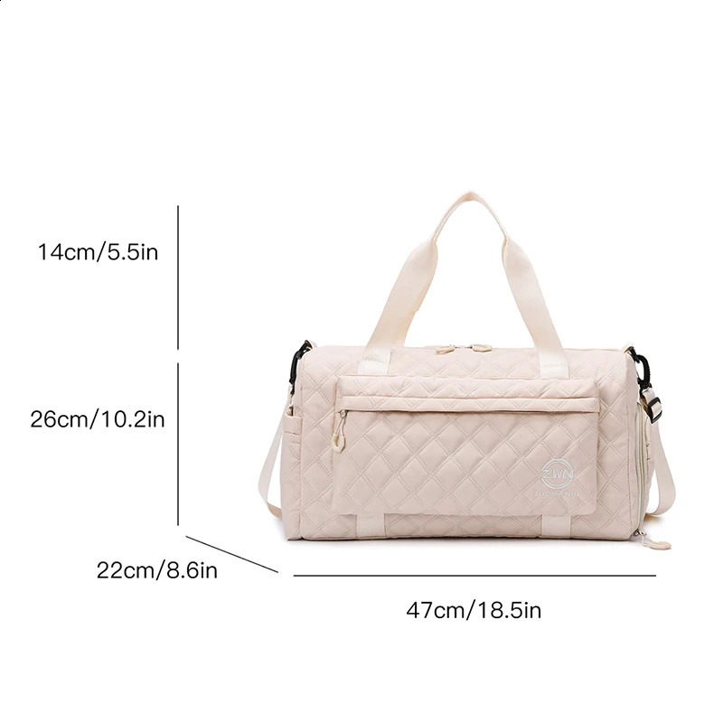 Front Pocket Travel Duffel Bag Gym Bag for Women Shoulder Bags Carry on Weekend Bags Waterproof Hand Luggage Airport Cabin Bag 240829