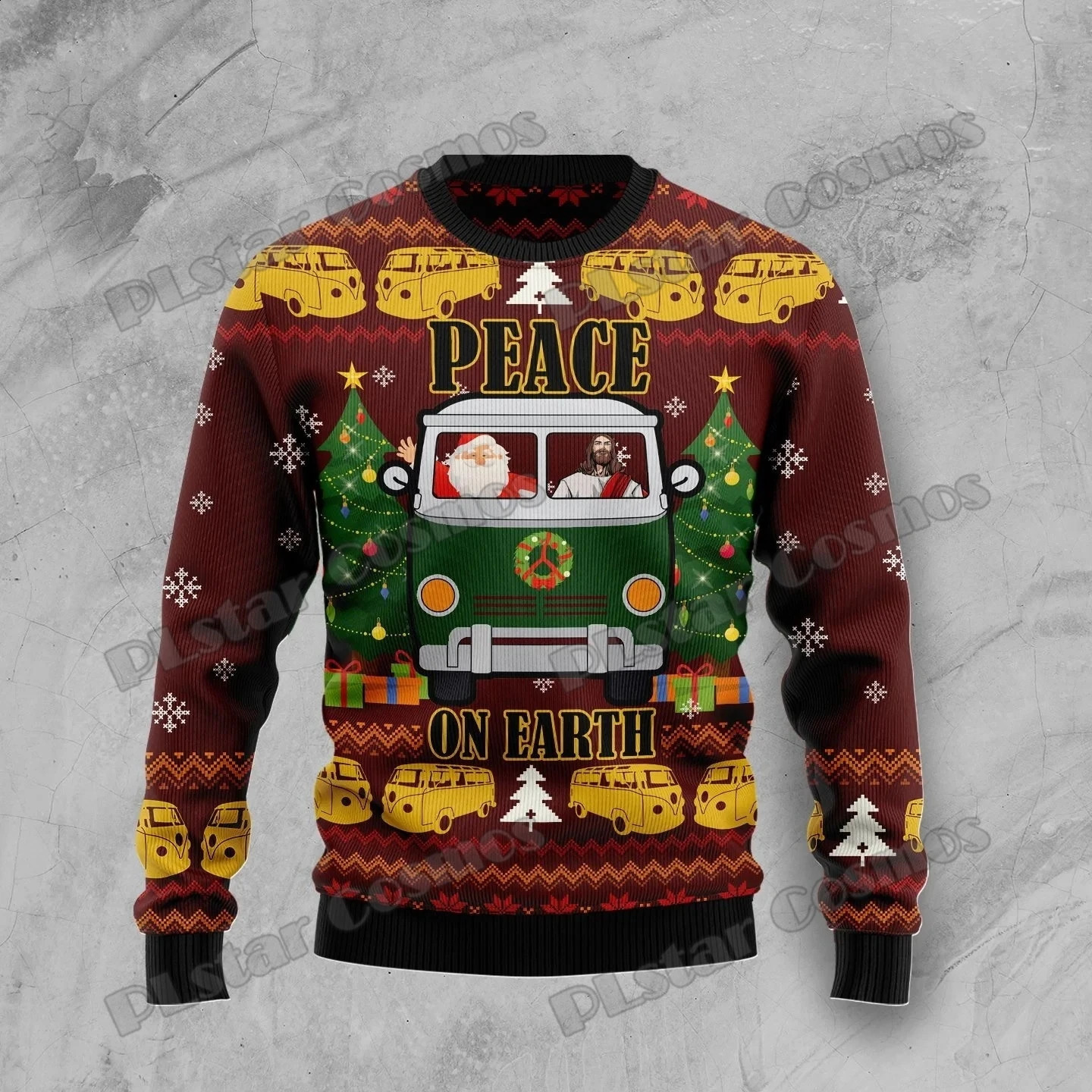 PLstar Cosmos Rottweiler Halloween 3D Printed Mens Ugly Christmas Sweater Winter Neutral Casual Knitted Pullover Sweater ZZM29 240829
