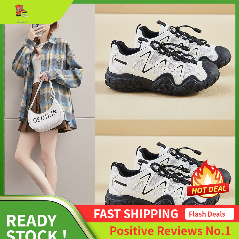 Ddmysports Ins Korean Version New Dad Shoes For Women Autumn Student Running Sports Thick Sole Height Increasing Casual Street Photo BR OUTDOOR