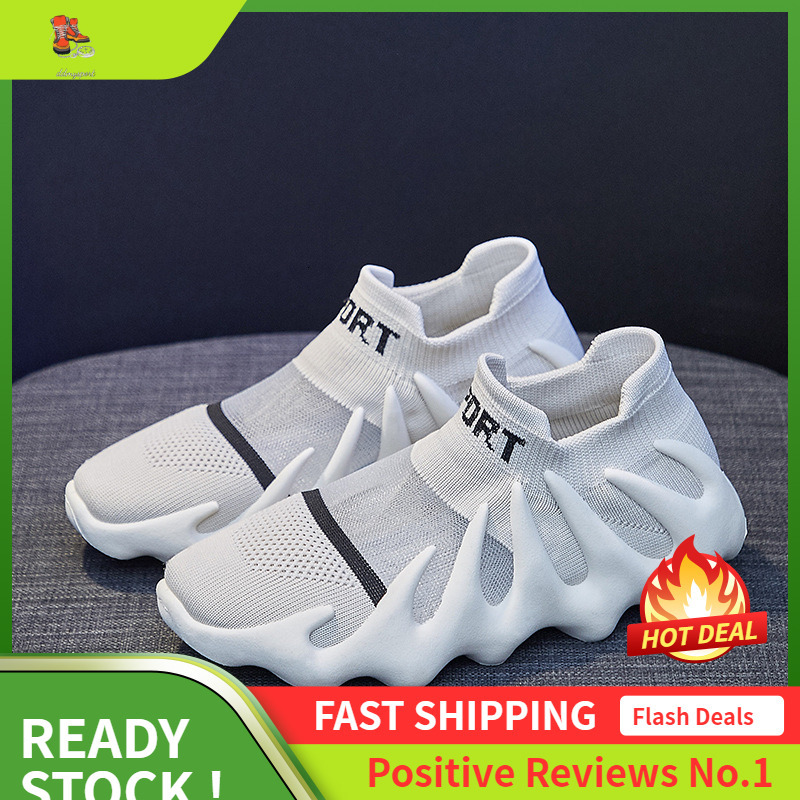 Ddmysports Ins Mesh Breathable Socks For Women Summer New Korean Version Flying Woven Xiaolongbao Running Casual Shoes OUTDOOR