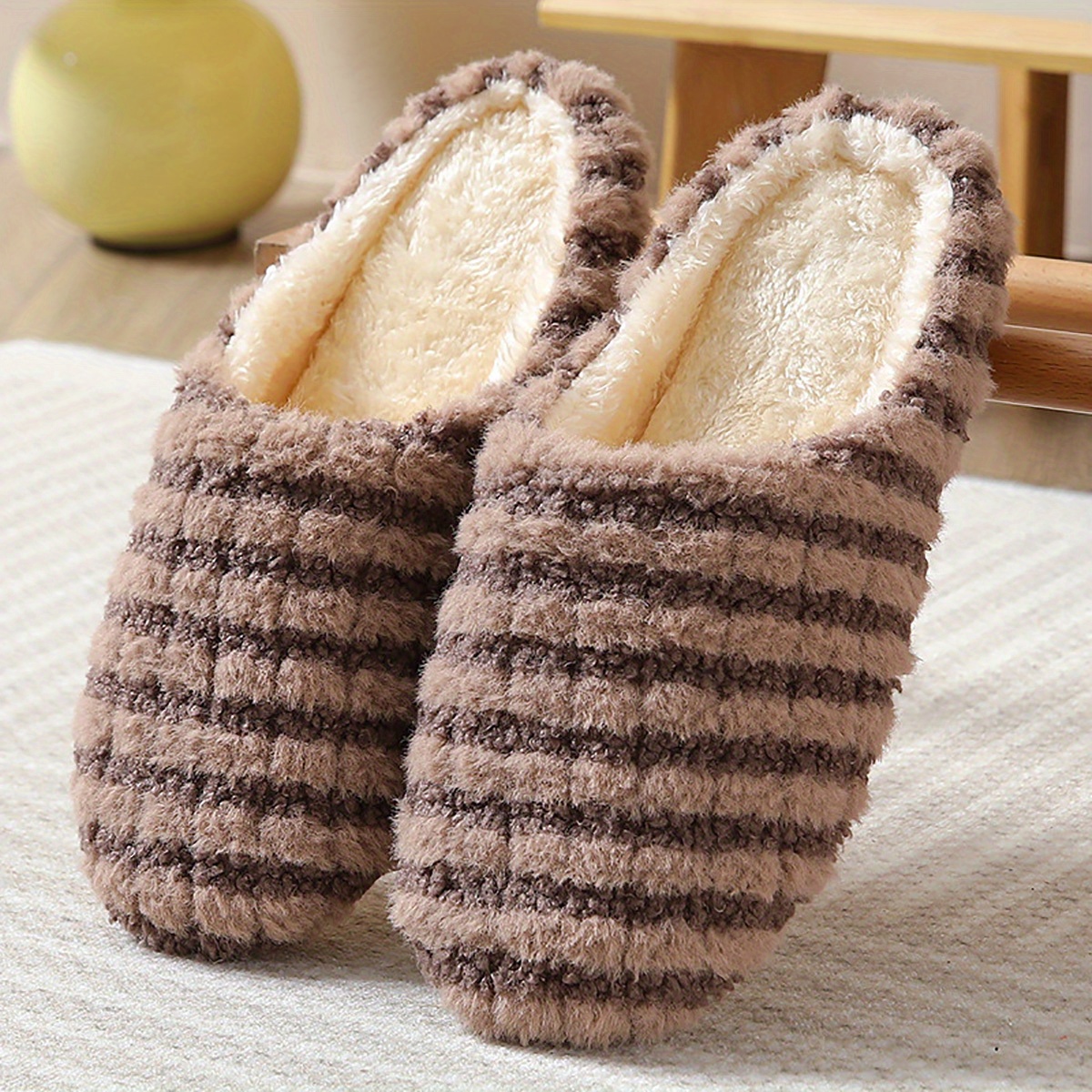 Cozy Womens Fluffy Slippers - Ultra Soft, Comfortable, Warm, and Breathable Indoor Shoes for Cold Winter Days - Perfect for Lounging Around the House